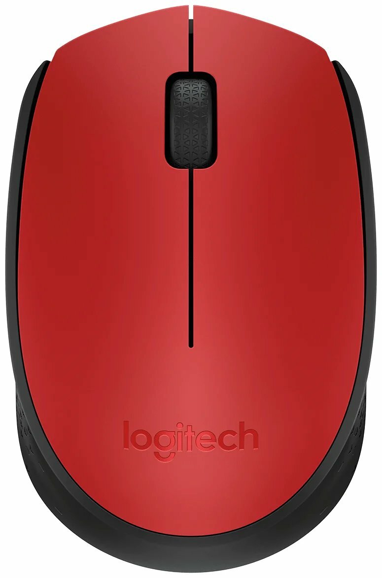 Мышь Logitech M170, красная беспроводная