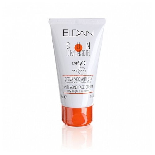Eldan Cosmetics крем Sun Dimension Anti-aging SPF 50, 50 мл дневная защита от солнца spf 50 eldan cosmetics anti aging face cream very high protection 50 мл