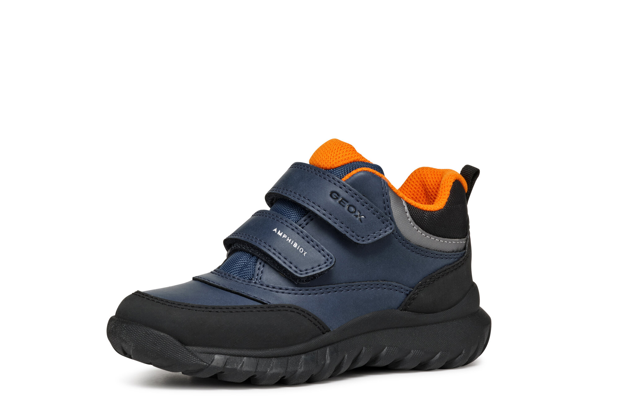 Ботинки GEOX Simbyos ABX, размер 36 EU, синий/оранжевый — фото 1