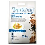Корм для собак TropiDog лосось с рисом 2.5 кг (для мелких пород) - изображение