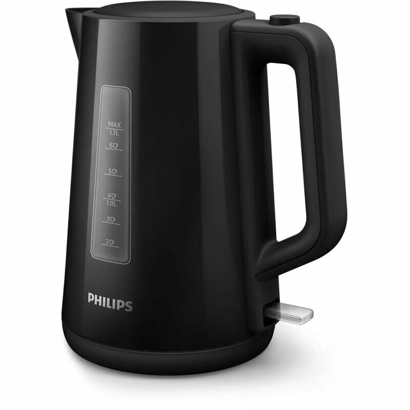 Чайник PHILIPS, мощность 2200Вт, объем 1,7л, пластик, черный