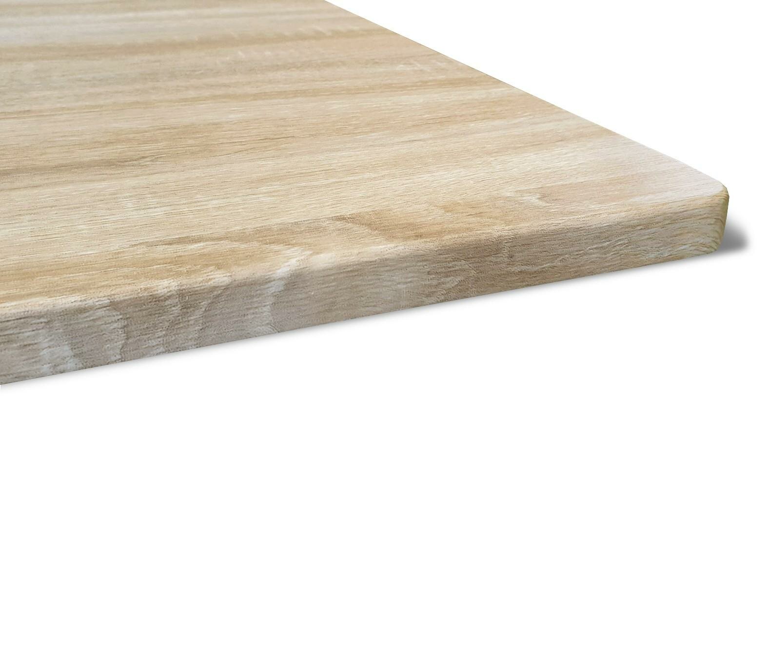 фото Стол SHT-TU10/120/80 МДФ хром лак/дуб сонома светлый