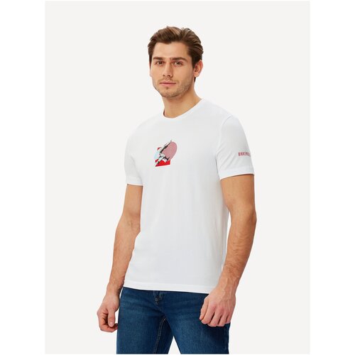 футболка для мужчин, BIKKEMBERGS, модель: C41011LE2359C74, цвет: черный, размер: XL