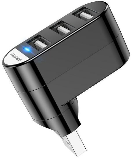 Адаптер BOROFONE DH3 USB-A на 3xUSB