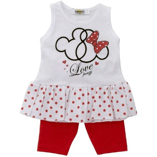 фото Комплект одежды babylon fashion для девочек, размер 86, красный