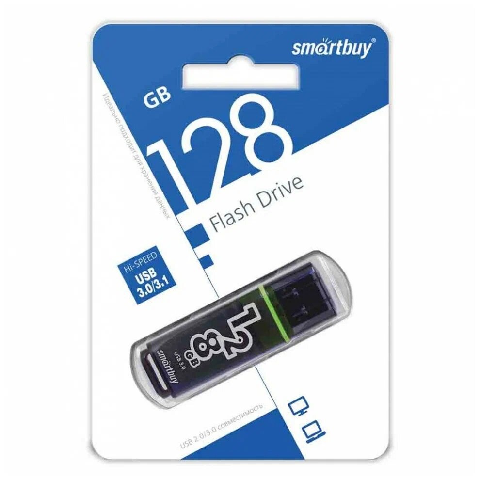 Smartbuy Glossy 64Gb (темно-синий) - фото №12