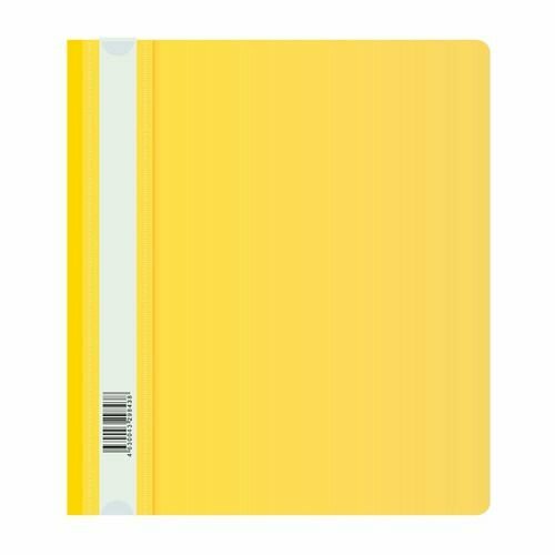 Папка-скоросшиватель Бюрократ -PSL20A5YEL, A5, пластик, желтый часы настенные бюрократ wallc r81p 23см желтый