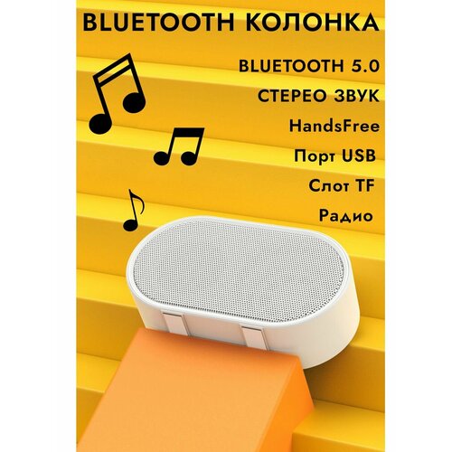 Портативная музыкальная bluetooth Колонка с радио 804₽