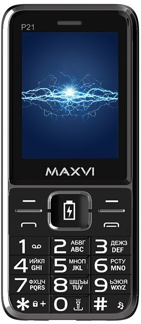 Телефон MAXVI P21, черный