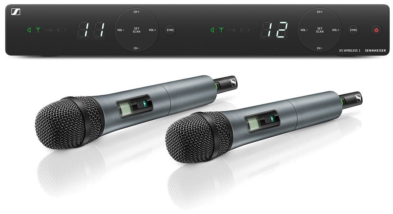 Sennheiser XSW 1-835 DUAL B 2-х канальная радиосистема с 2-мя ручными передатчиками