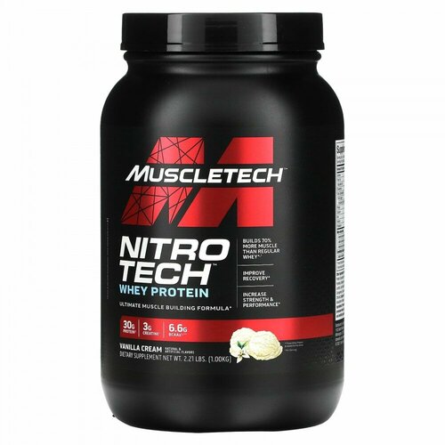 MuscleTech Nitro Tech 100% Whey Gold 908, Крем-печенье