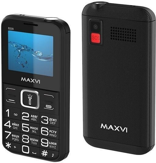 Мобильный телефон Maxvi B200 Чёрный