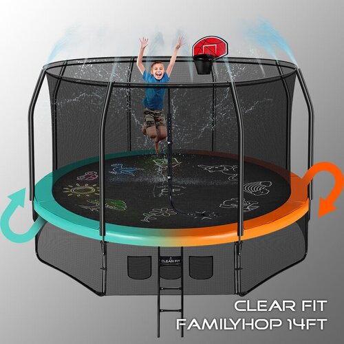 Батут Clear Fit FamilyHop 14Ft