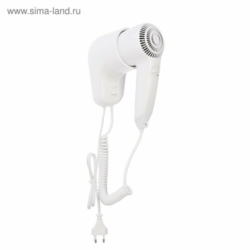 Фен Luazon LGE-006 1600 Вт настенный 2 скорости крепление белый 319000₽