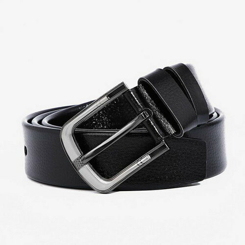 фото Ремень сима-ленд, размер 120, черный сима-лэнд