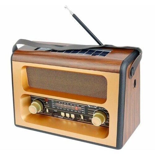 Радиоприемник fm радиоприемник портативный радиоприемник в ретро стиле с встроенным bluetooth антенна работа от аккумулятора и батареек 275000₽