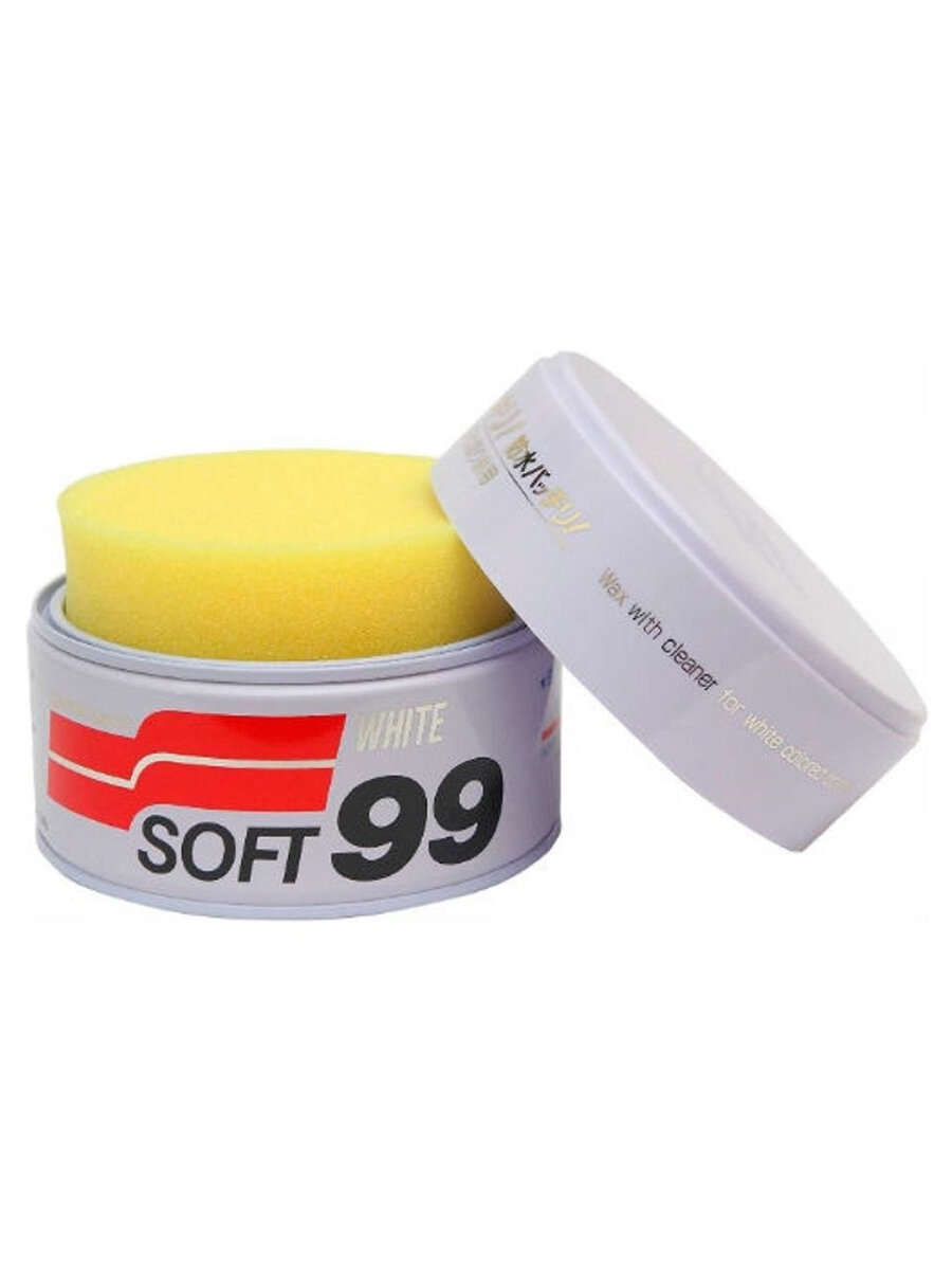 Воск для автомобиля Soft99 твердый Soft Wax для светлых оттенков кузова