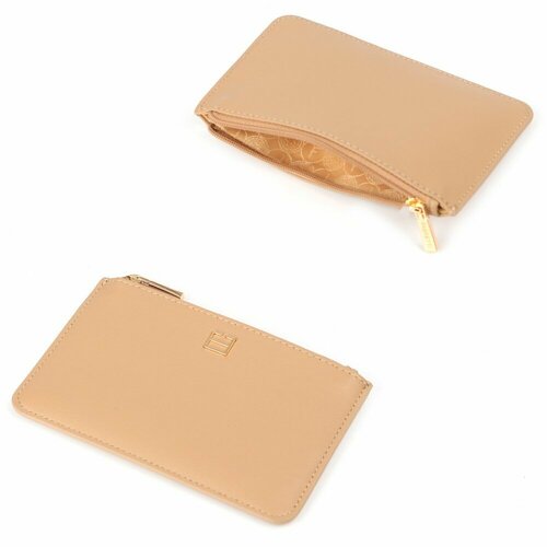 фото Кошелек fabretti q14lmb-13, фактура гладкая, бежевый