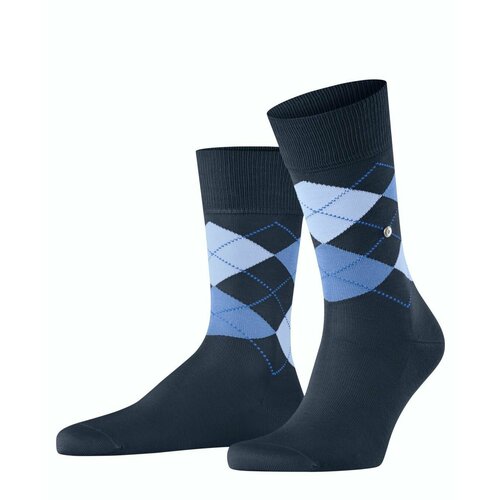 фото Мужские носки burlington, 1 пара, классические, размер 46-50, синий