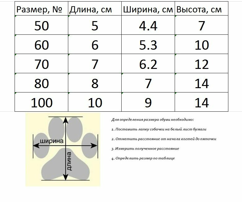 Ботинки для собак "Город" JML 4шт (8см ) - фотография № 5