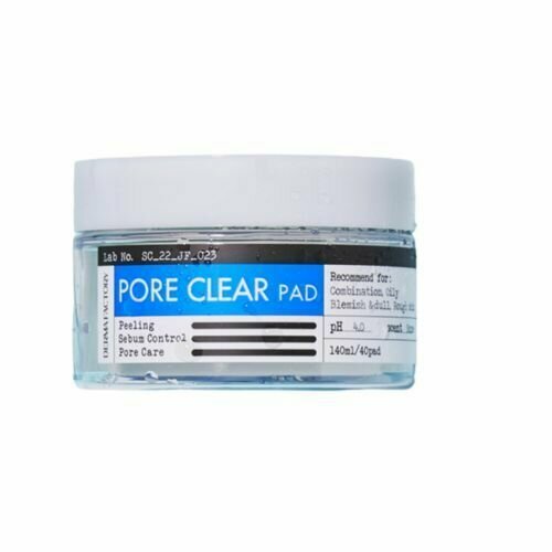 Очищающие пэды для лица Корея DERMA FACTORY PORE CLEAR PAD 140мл 1200₽