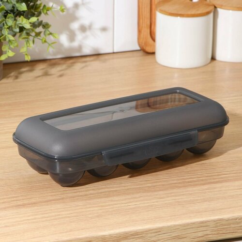 Контейнер для яиц на 10 шт, цвет микс