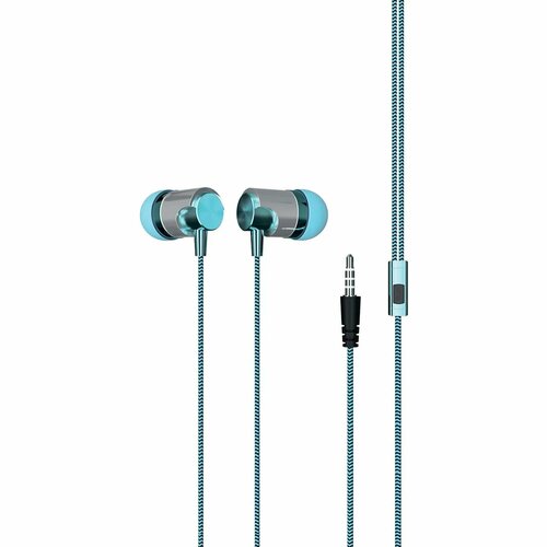 Наушники-гарнитура RedLine E04 Jack 35mm бирюзовый 67200₽