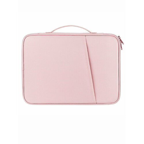 Сумка-чехол для планшета 12.9-13 дюймов, розовая, ударопрочная, с карманом