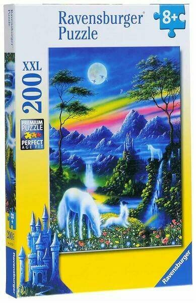 Ravensburger Единороги в лунном свете. Пазл XXL, 200 элементов