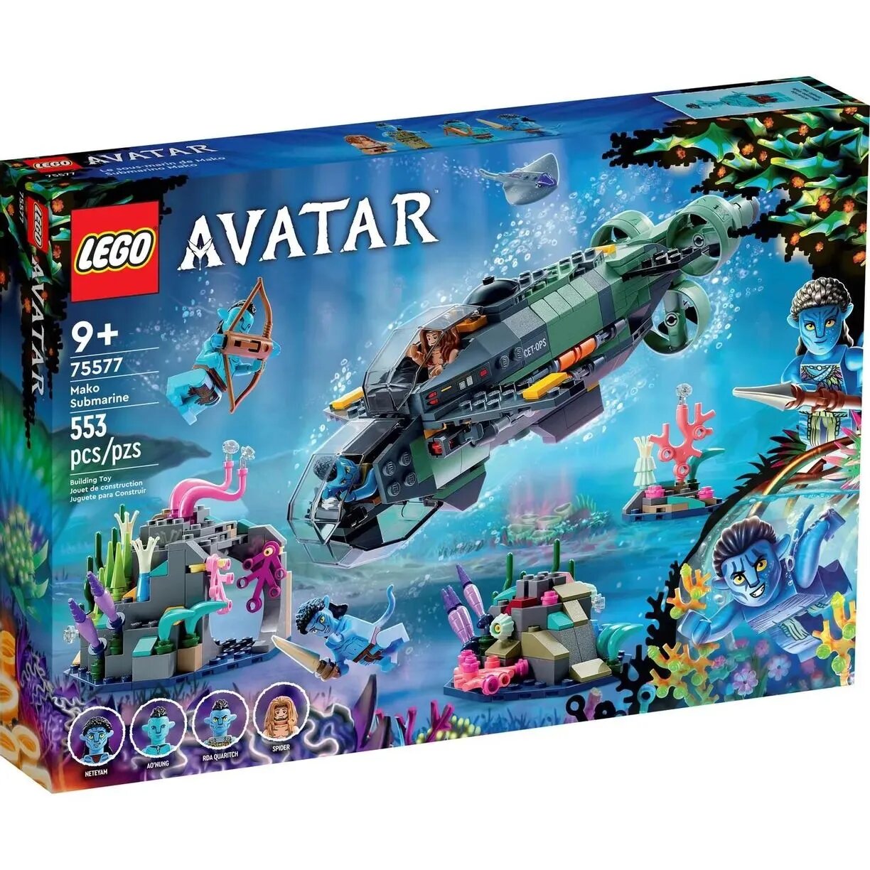 Конструктор LEGO AVATAR “Подводная лодка Мако“