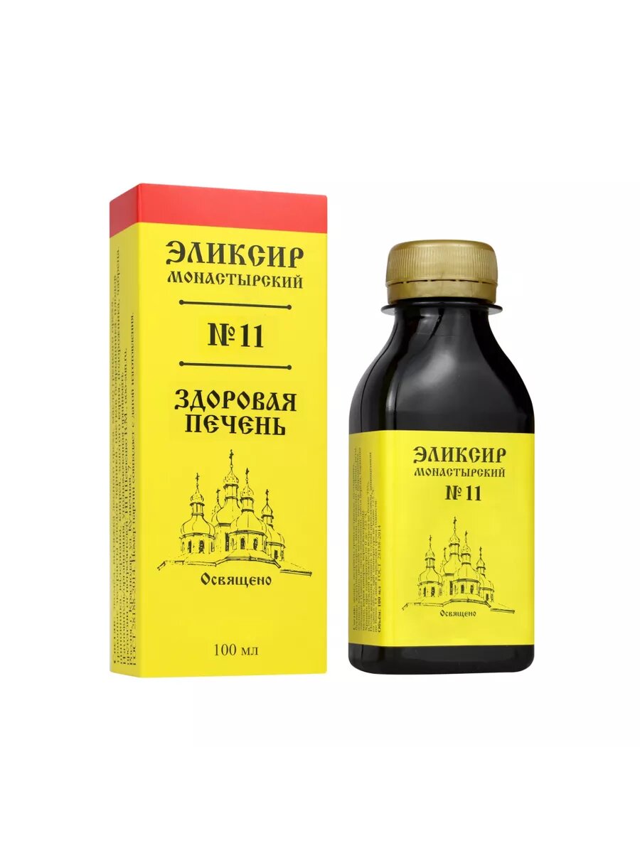 Эликсир питьевой Монастырский  11 Здоровая печень Архыз
