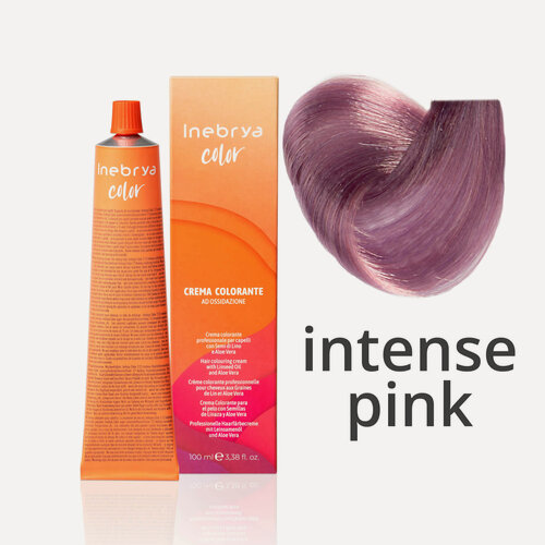 Изображение товара Крем - краска для волос профессиональная Inebrya Color Professional Пастельный розовый Насыщенный тонер 100 мл