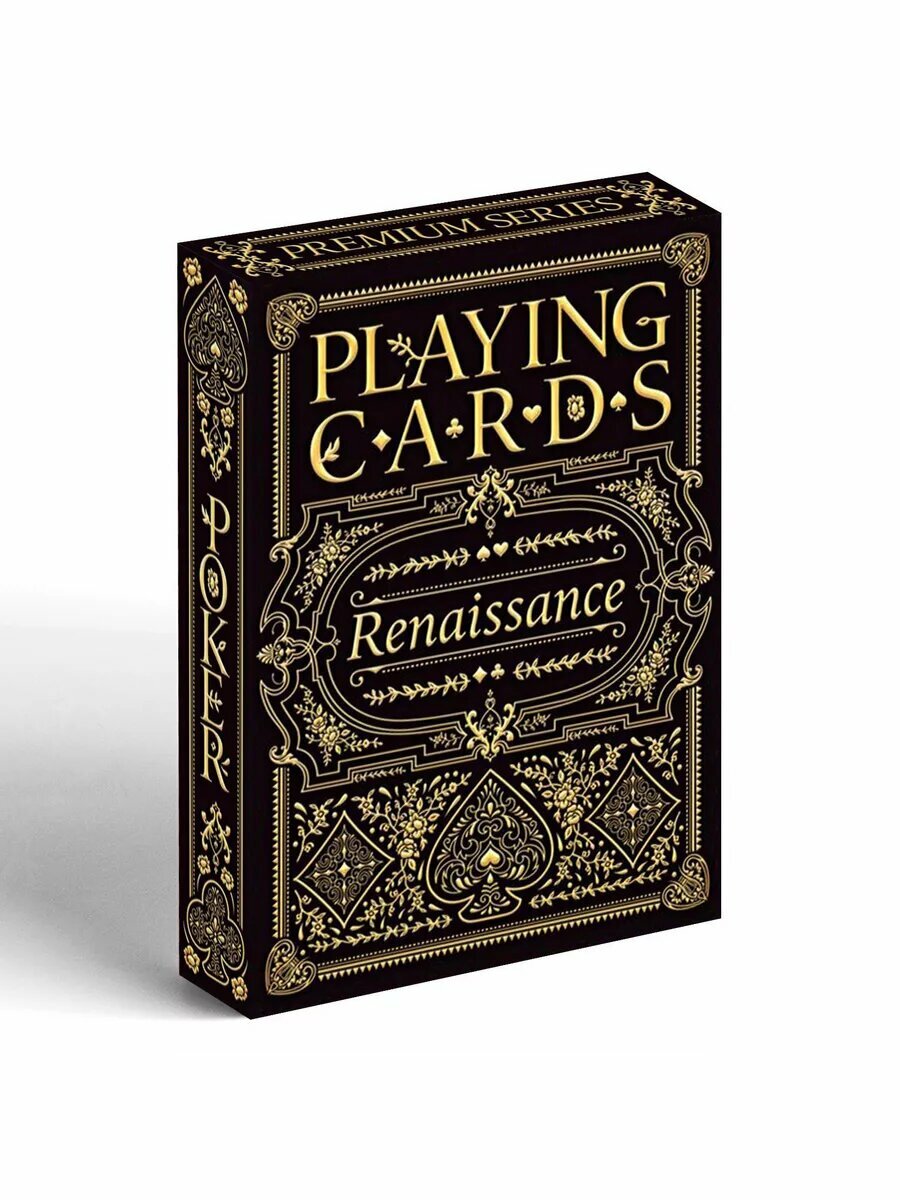 Игральные карты «Renaissans», оригинальный принт с иллюстрациями в стиле эпохи Ренессанса, 54 карты