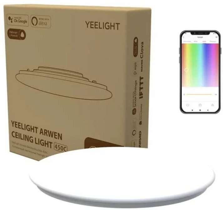 Потолочный светильник Yeelight Arwen Smart LED Ceiling Light 450C (YLXD013-B), белый