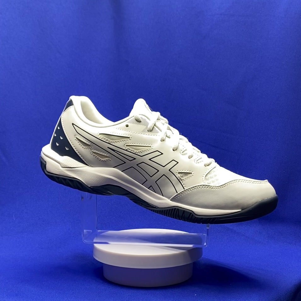 Кроссовки ASICS GEL-ROCKET 11, размер 9.5 US, белый/золотой — фото 1
