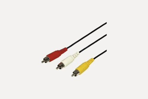 Изображение товара REXANT аудио-видео кабель RCA 3RCA-3RCA, экранированный, 10 м, черный, 17-0207