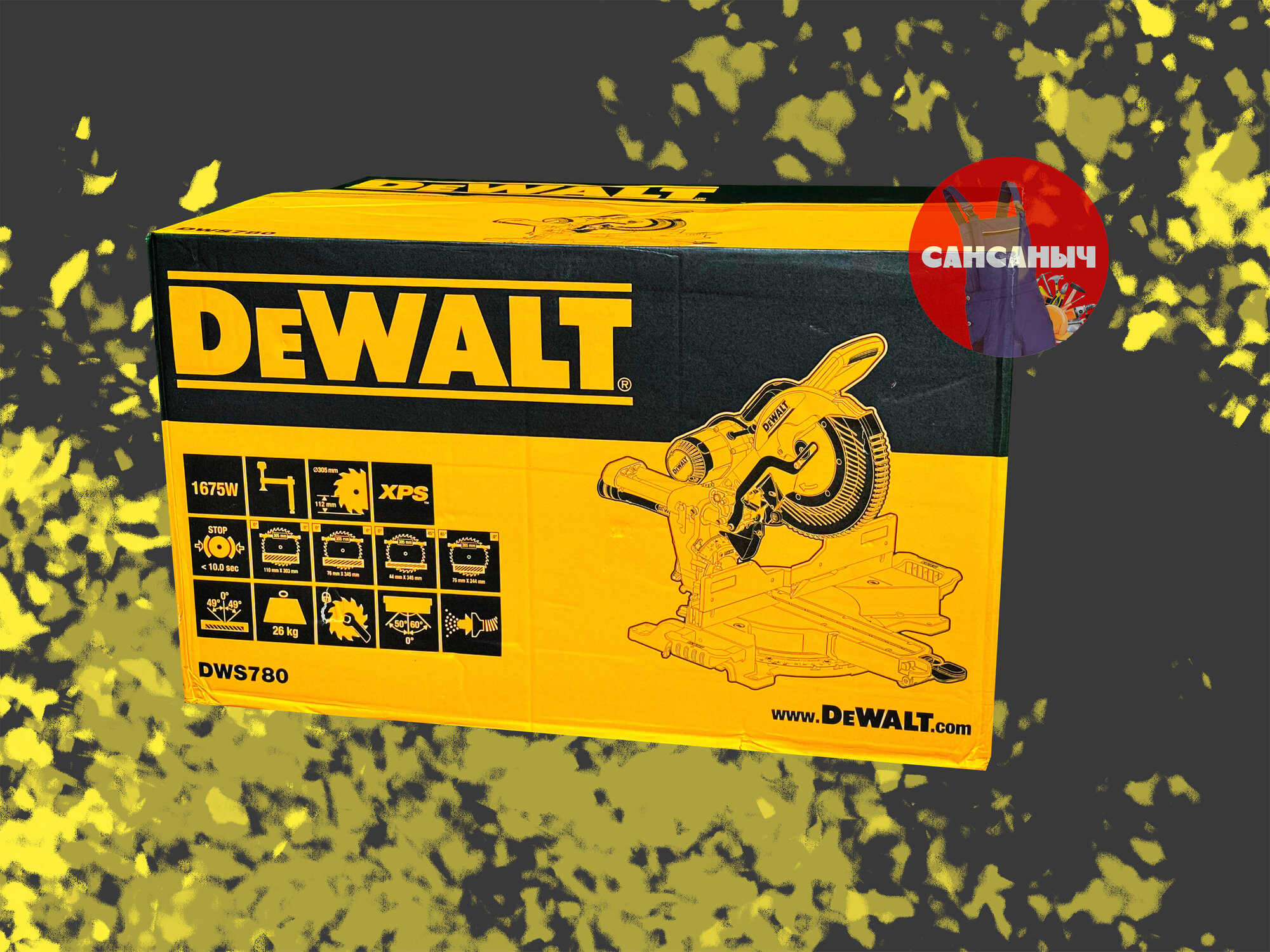 Торцовочная пила DWS780-A9