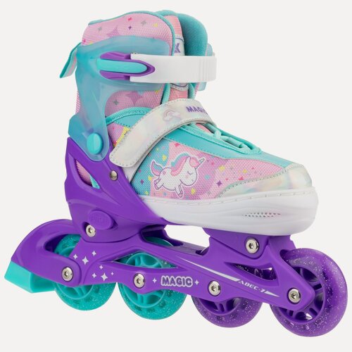 Изображение товара Раздвижные роликовые коньки Alpha Caprice Ck-sk-p320-30 Violet (антистресс сквиш лапка в подарок) размер L (37-40)