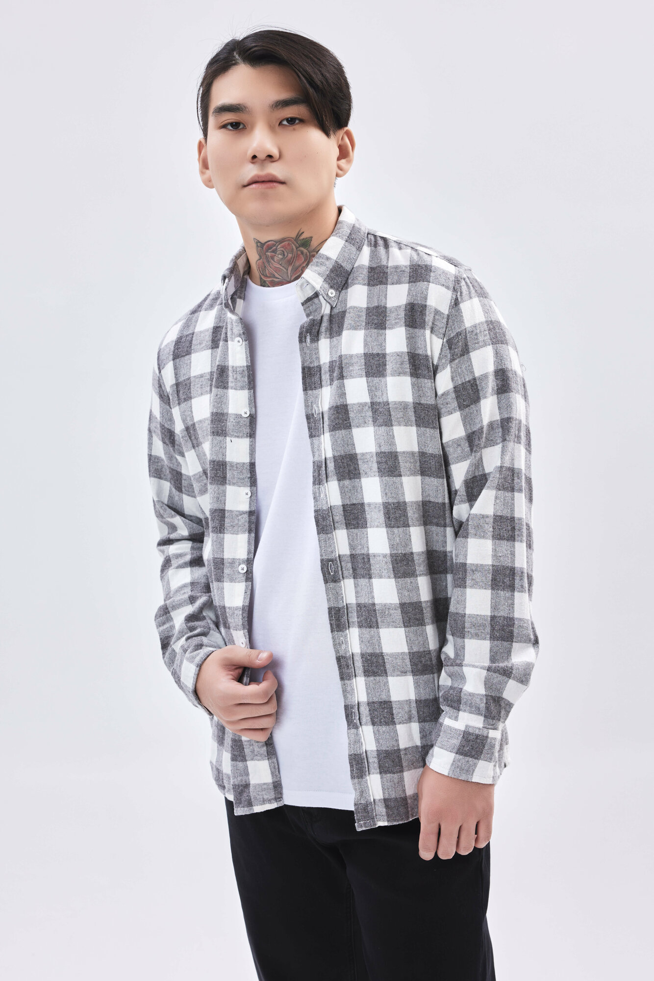 Рубашка TERRA PRO, размер S, grey — фото 1