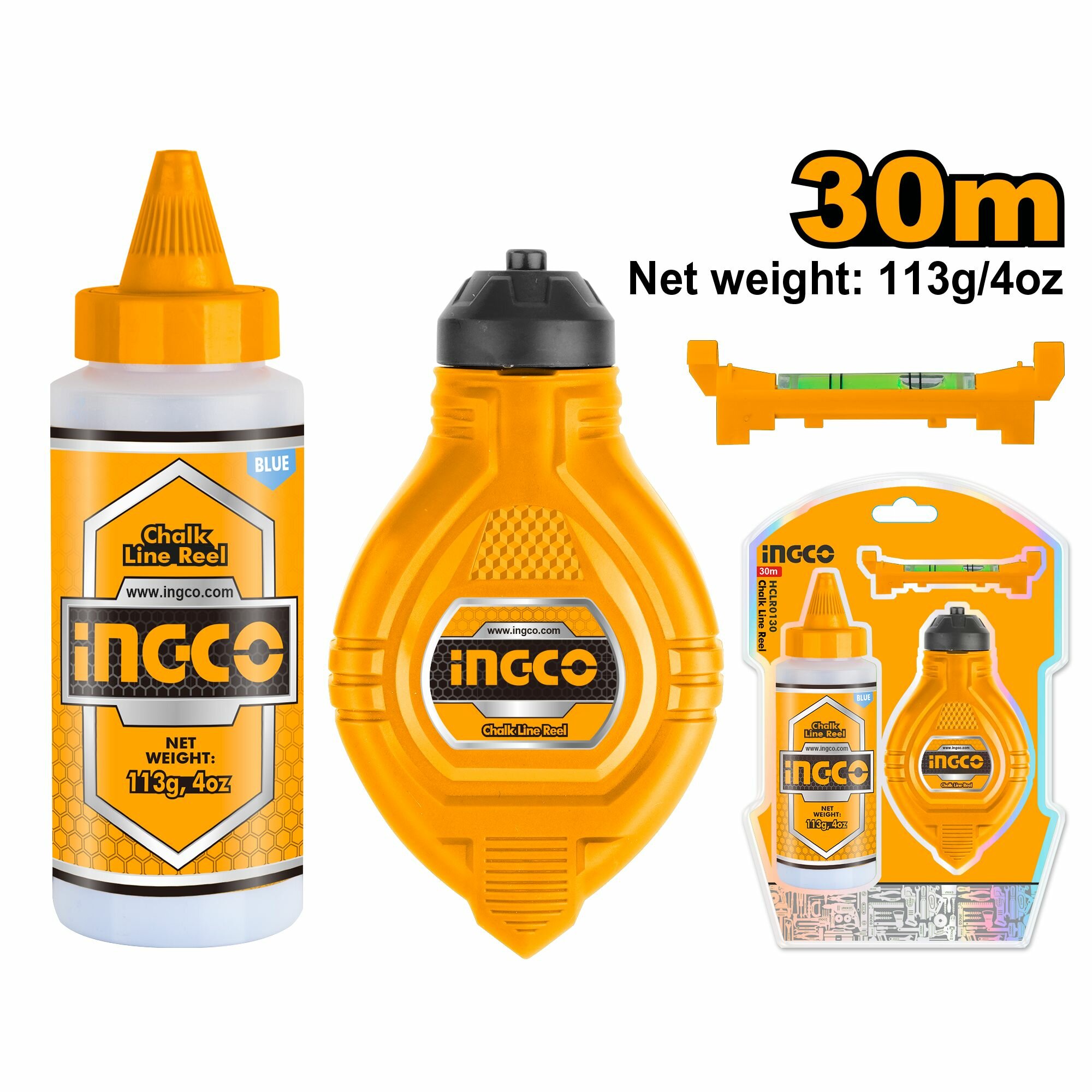 Разметочный шнур INGCO 30 м HCLR0130