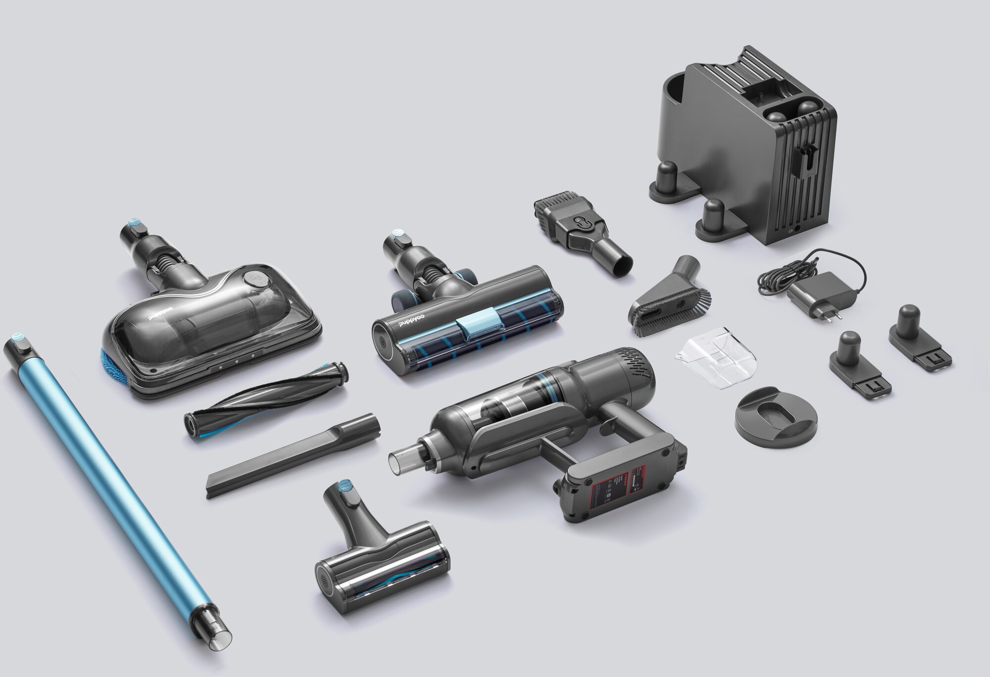 Обзор: Пылесос PUPPYOO T12 Home Rinse, моющий, вертикальный, от аккумулятора