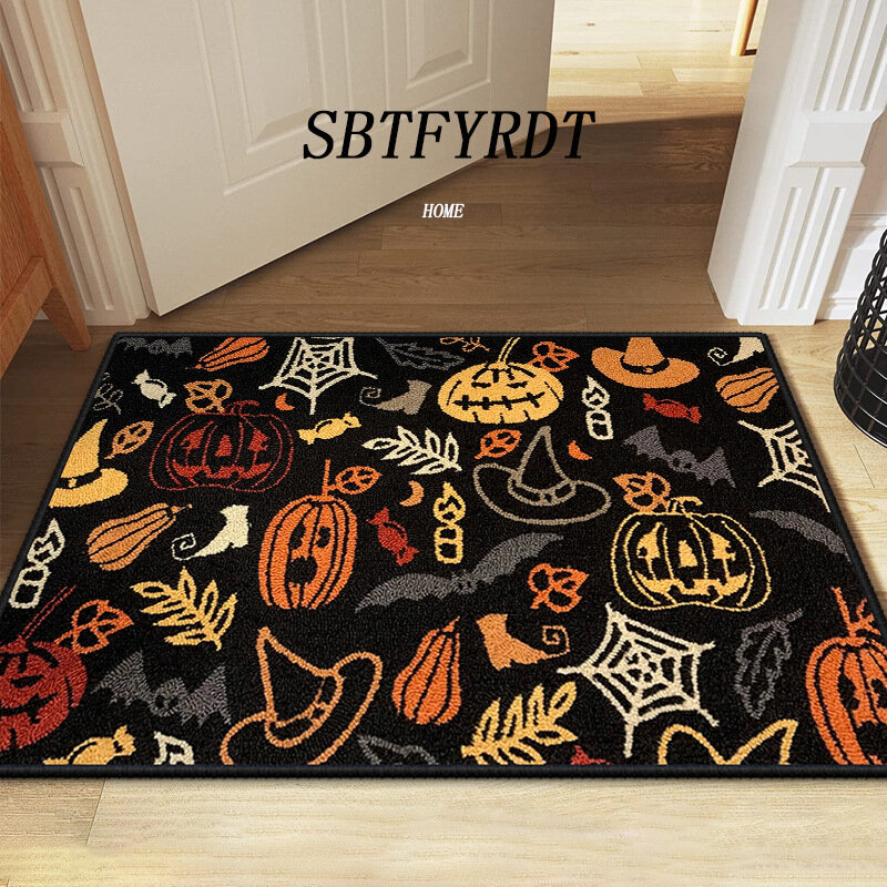 Рождественский декоративный коврик для пола 40*60 см 【хрустальный бархат】