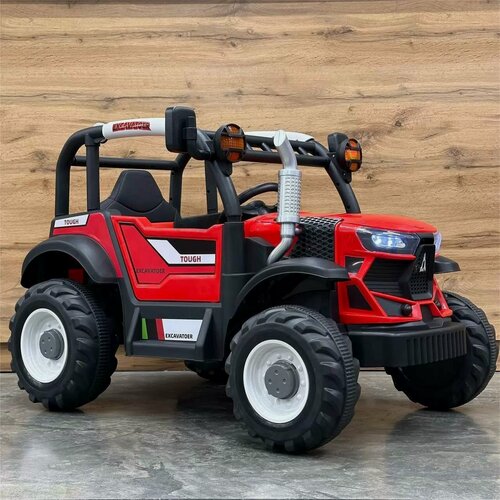 Изображение товара Детский электромобиль трактор HSD-6602, цвет красный, световое и звуковое сопровождение