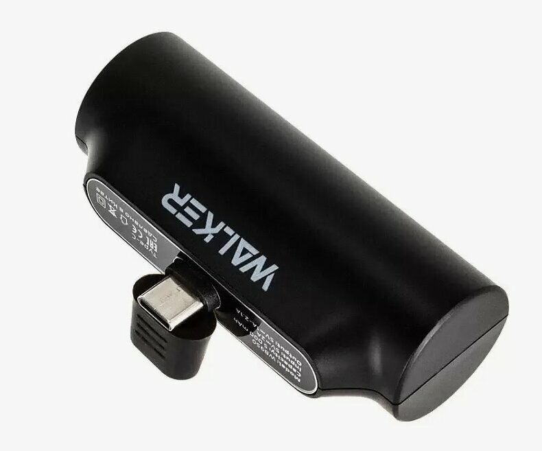 Портативный аккумулятор, Power Bank mini, 5000мАч, компактный, разъем Type С+ Lighting, с индикатором