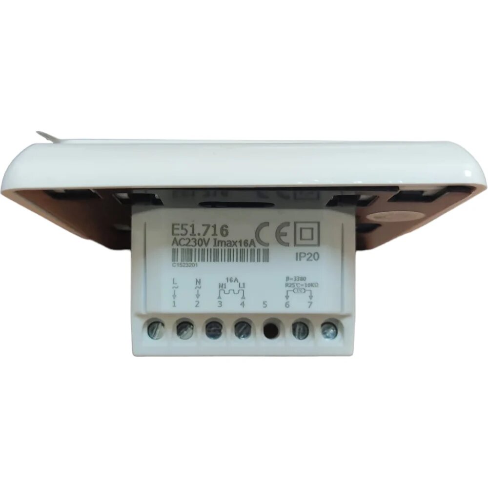 ELDEV Терморегулятор настенный (накладной) 16а EF12 — фото 1