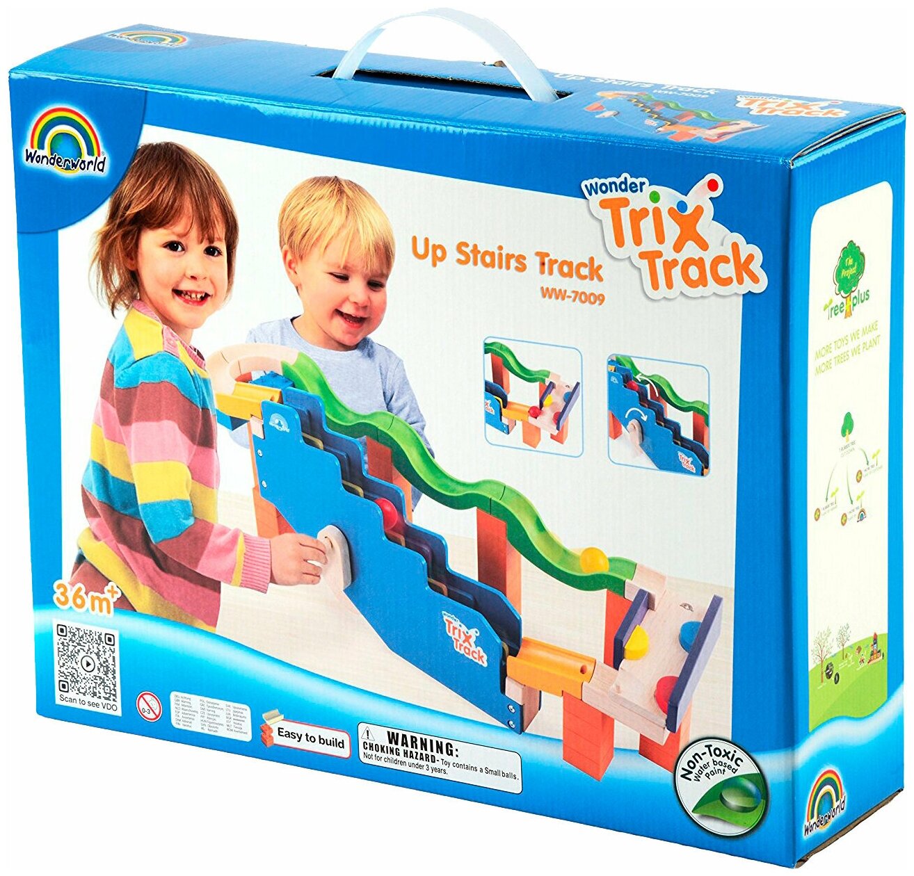 Конструктор Wonderworld Trix Track WW-7009 Трек со ступеньками