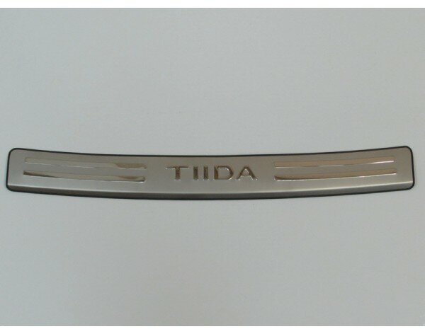 Накладка заднего бампера Nissan Tiida C11 седан 2004-2014 (F547)