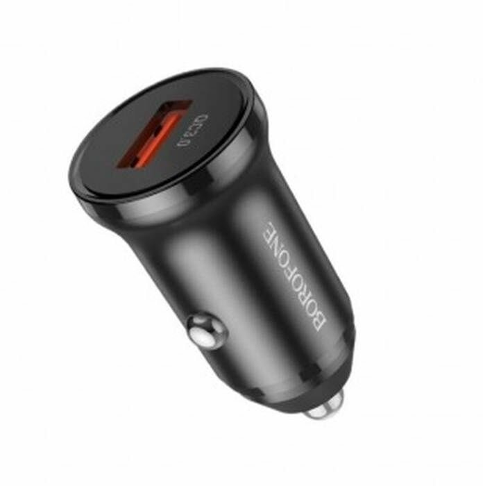 Автомобильное зарядное устройство - Borofone BZ18, USB, 18W, цвет черный, 1 шт