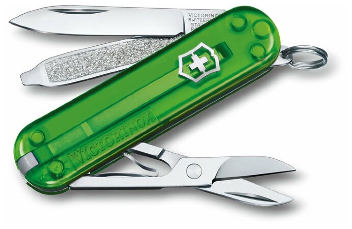 Нож Victorinox Classic SD Transparent 0.6223. T41G Green Tea (58 мм)