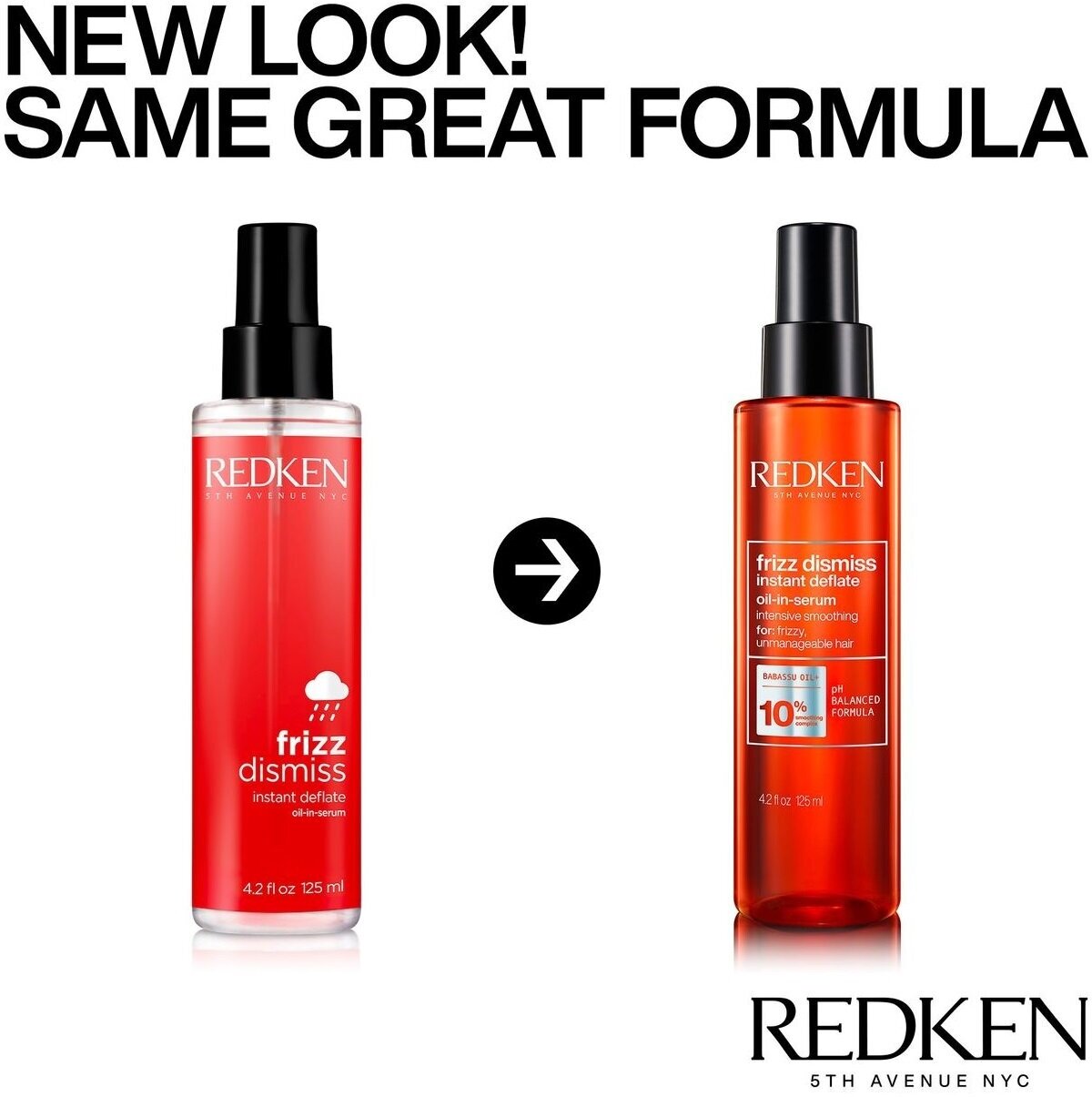 Redken Фриз Дисмисс Несмываемое масло-сыворотка Фриз Инстант Дефлэйт 125 мл (Redken, )